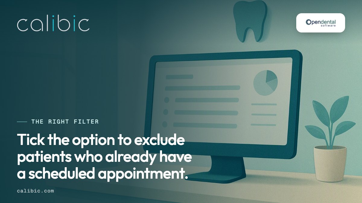 Excluding patients who already have an appointment leaves the true overdue list