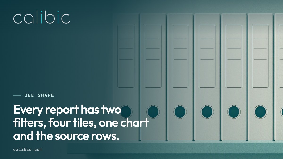 Every report in the library shares the same layout