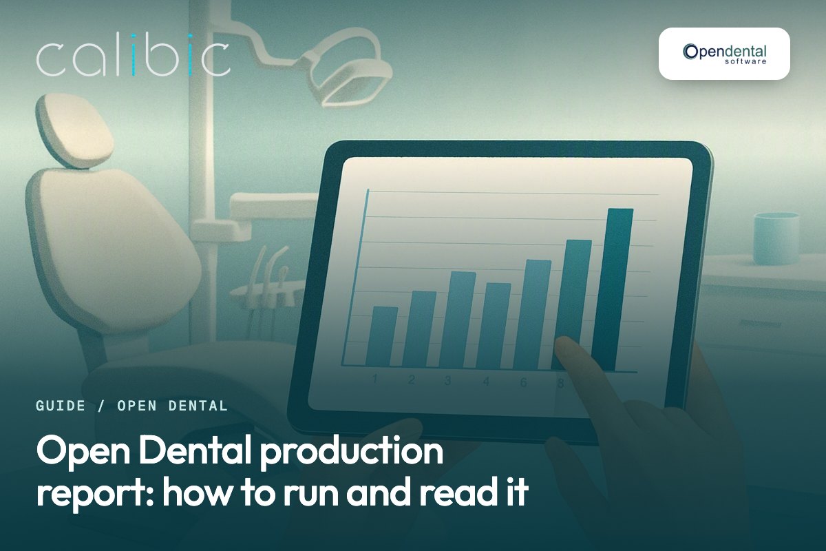 Open Dental production report: how to run and read it