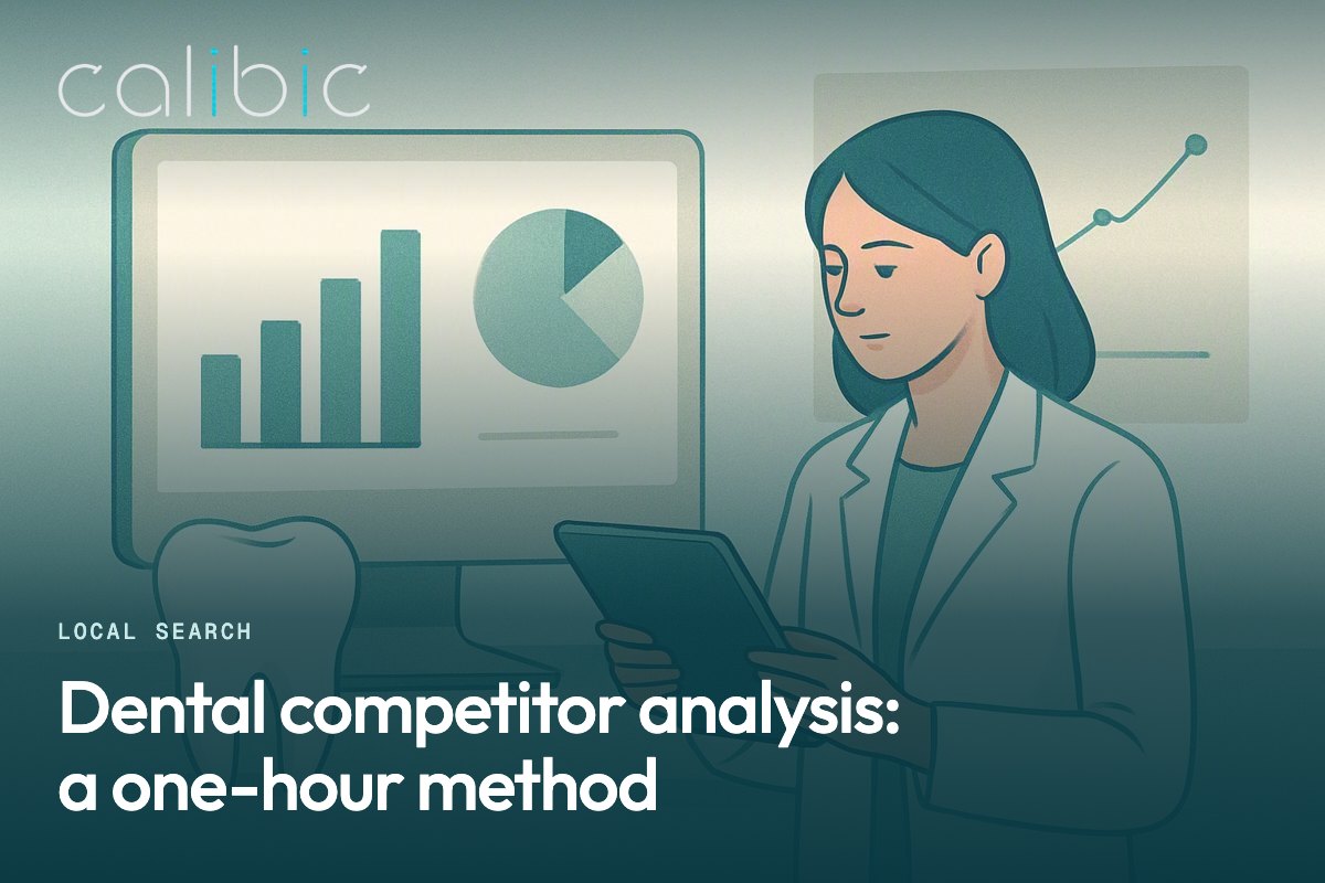 Dental competitor analysis: a one-hour method
