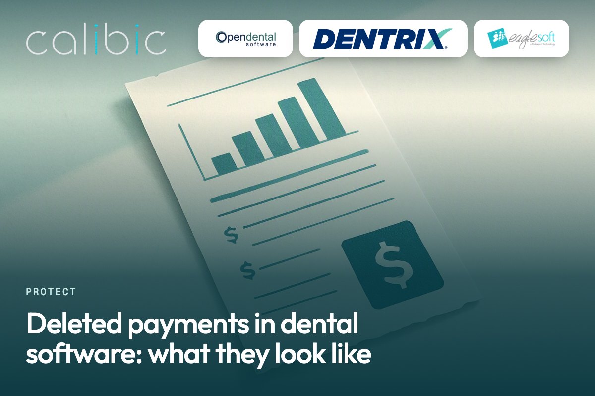 Deleted payments in dental software: what they look like